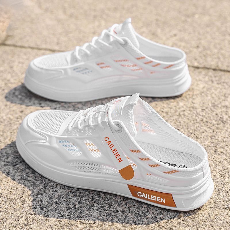 Men'S Shoes Half Cut - 패션 남성 여름 소프트 솔 하프