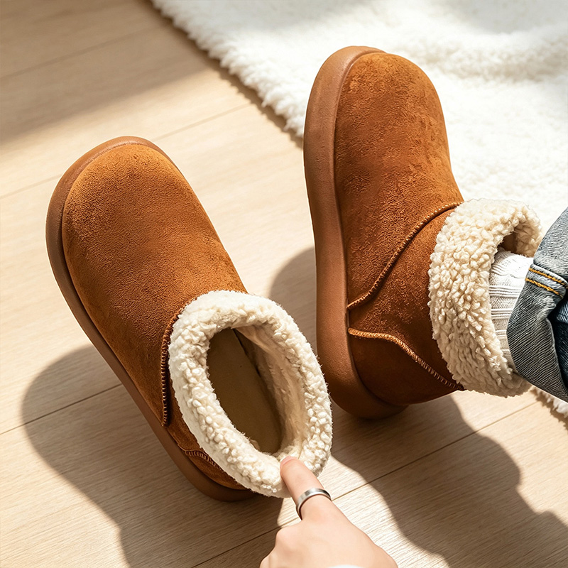 Men'S Shoes To Increase Height - 가을과 겨울용 남성용 스노우 부츠, 플리스