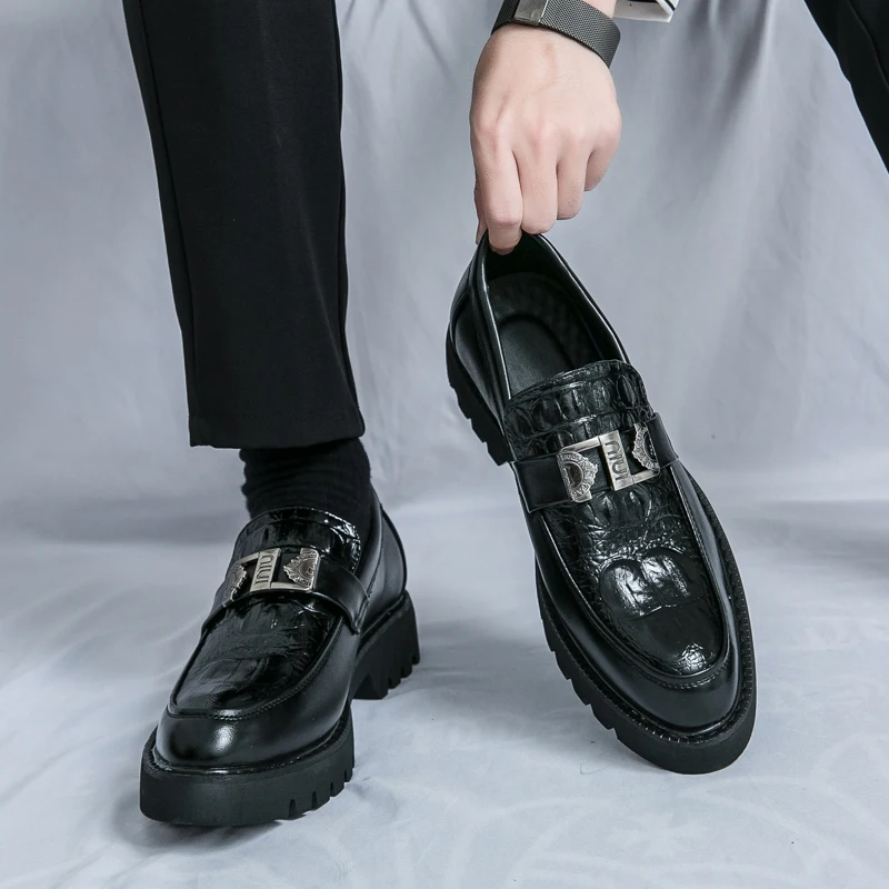 Men Shoes Prada - 남성 로퍼 파티 비즈니스 두꺼운 밑창