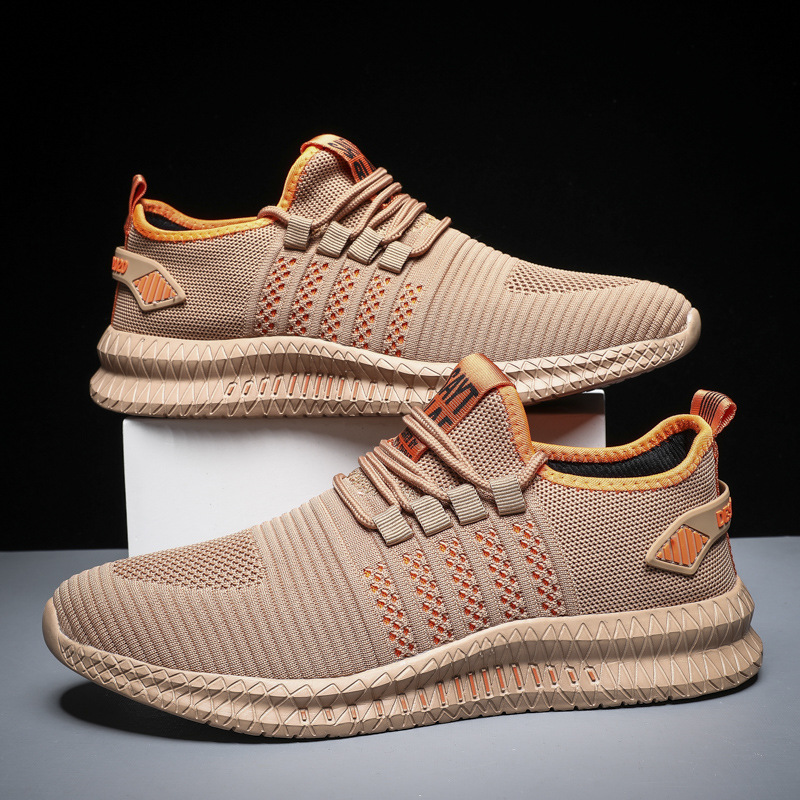 Men'S Shoes Half Cut - 2026 통기성 메쉬 남성 운동화 경량