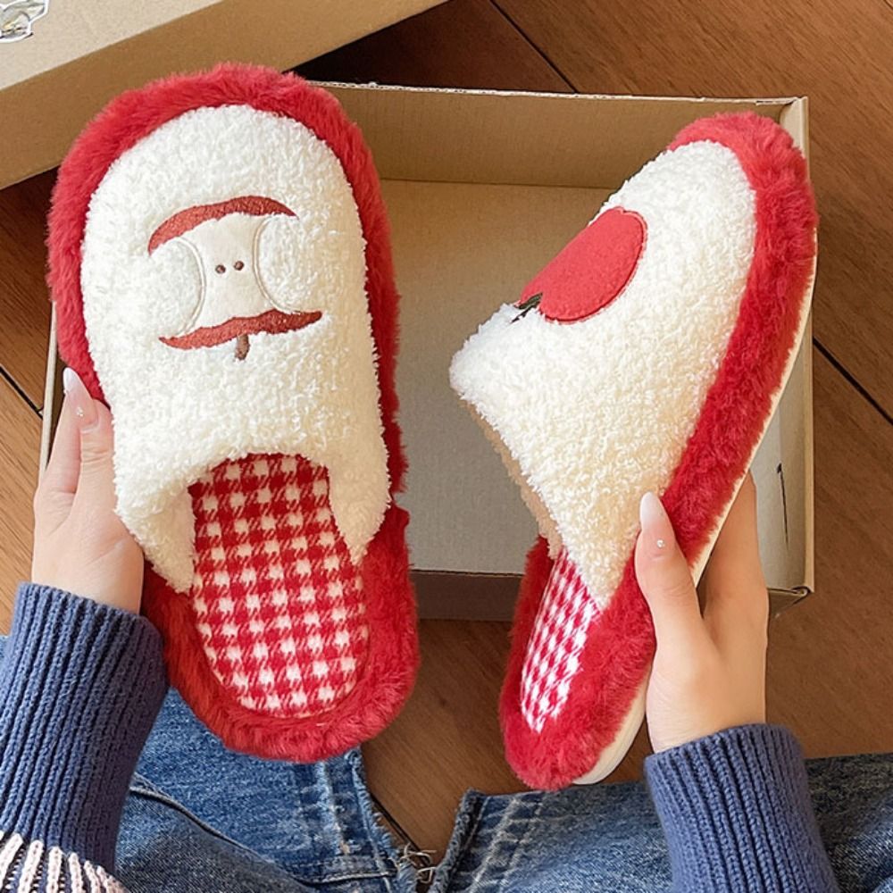 Men'S Shoes Slip On - 패션 그리드 스트라이프 귀여운 슬리퍼 미끄럼