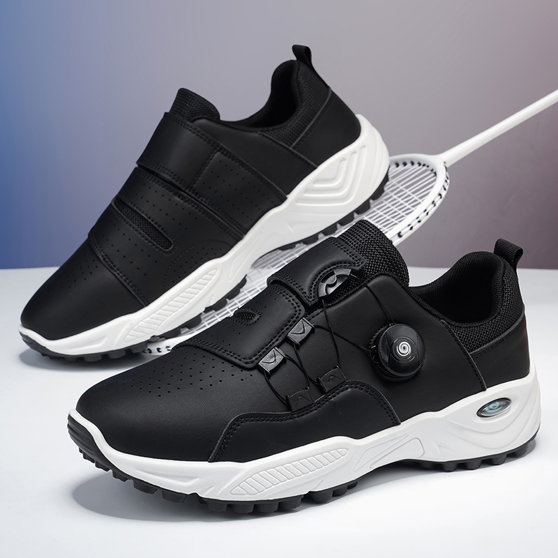 남성용 회전 버튼 벨크로 테니스화, 통기성, 충격 흡수 - Men'S Shoes With Velcro 리뷰 및 가격