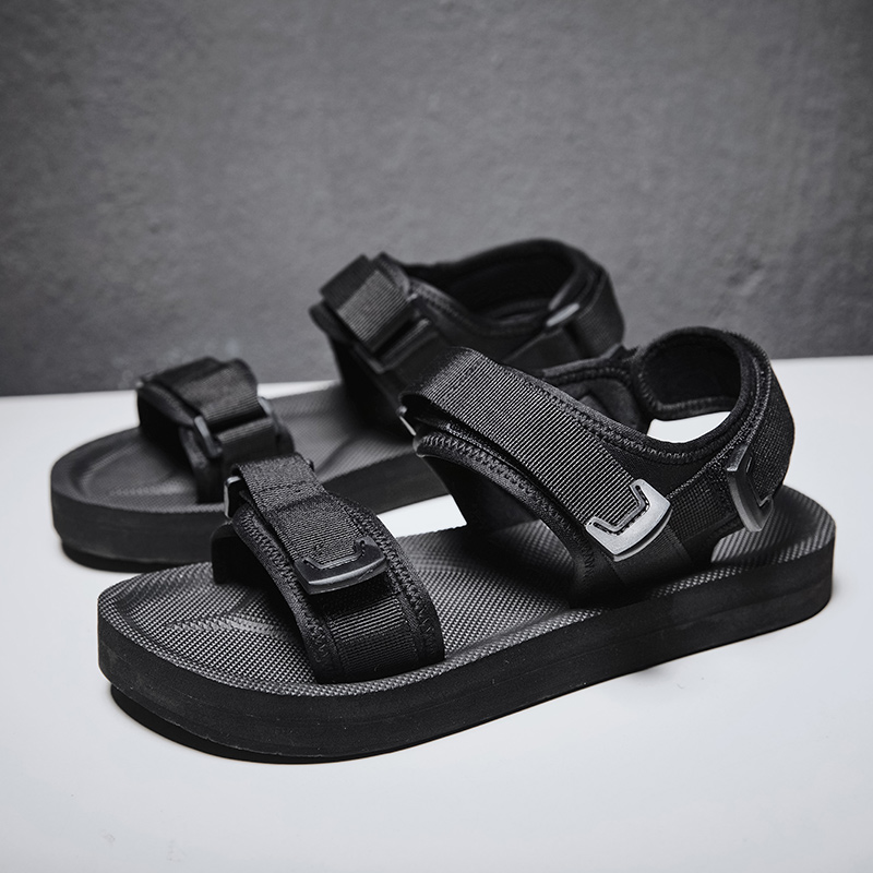 넓은 발을 위한 조절 가능한 플랫 샌들, 훅앤루프 스트 - Men'S Shoes With Velcro 리뷰 및 가격