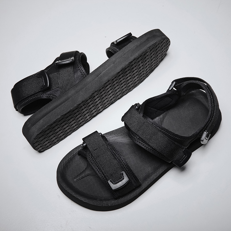 넓은 발을 위한 조절 가능한 플랫 샌들, 훅앤루프 스트 - Men'S Shoes With Velcro 리뷰 및 가격