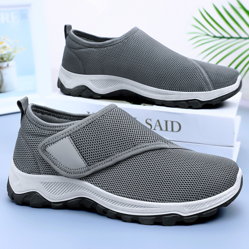 2026년 신상 여름 남성 메쉬 슈즈, 통기성 좋은 캐 - Men'S Shoes With Velcro 리뷰 및 가격