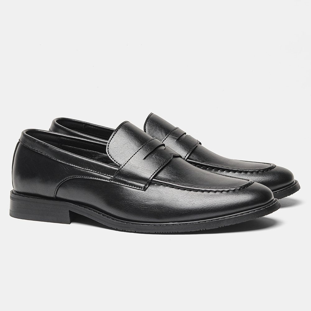 남성용 블랙 페니 로퍼 클래식 비즈니스 드레스 슈즈 슬 - Men Shoes Boss 리뷰 및 가격