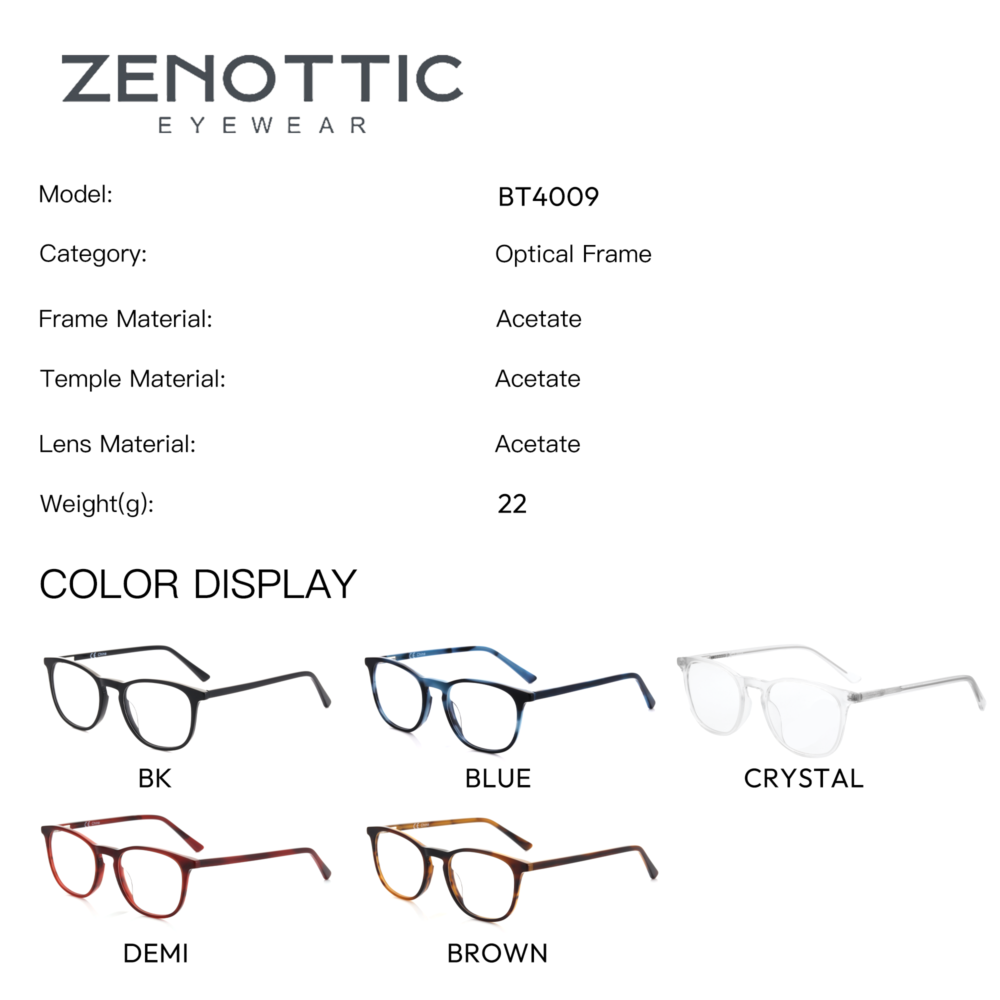 ZENOTTIC 수제 아세테이트 투명 사각형 처방 안경 - Men Shoes Zegna 리뷰 및 가격