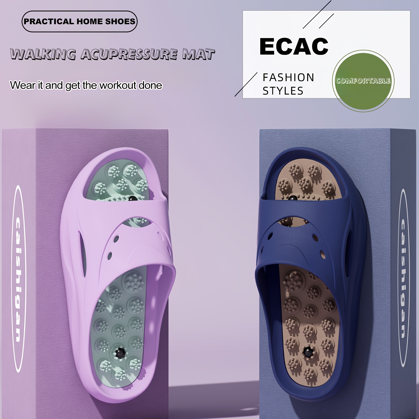 여성 남성 EVA 마사지 슬리퍼 두꺼운 밑창 욕실 슬라 - Men'S Shoes Slip On 리뷰 및 가격