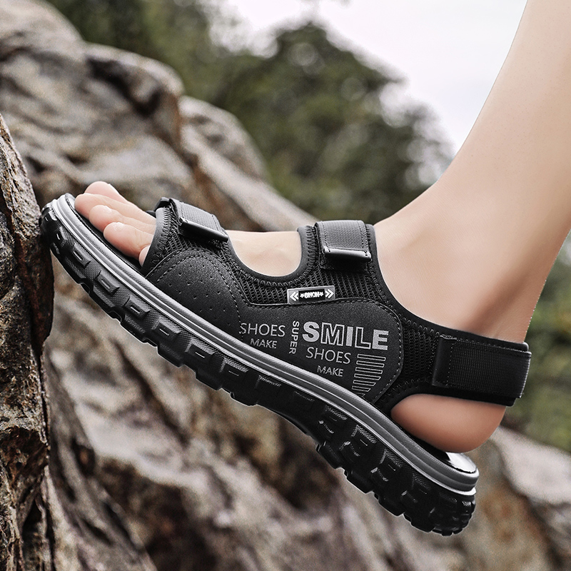남성용 2026년 신상 여름 샌들, 조절 가능한 벨크로 - Men'S Shoes With Velcro 리뷰 및 가격