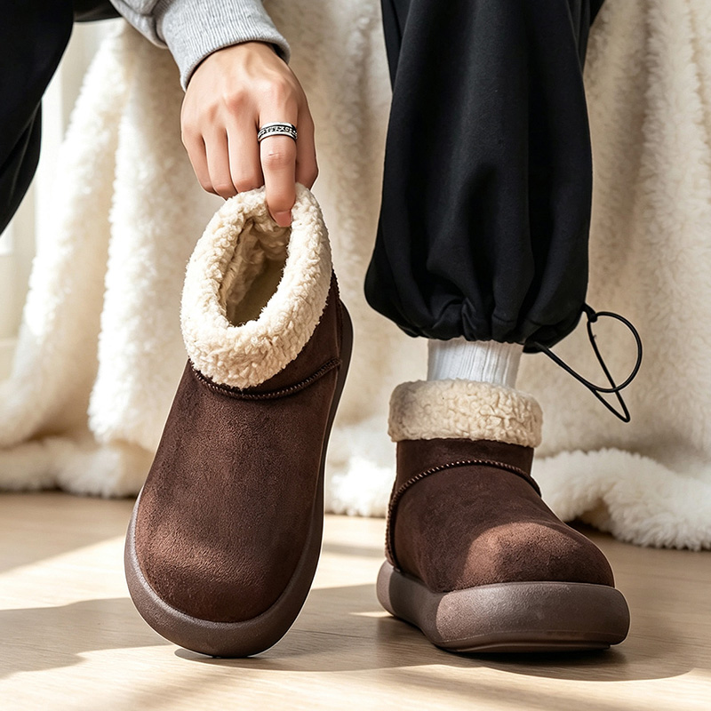 가을과 겨울용 남성용 스노우 부츠, 플리스 안감과 두꺼 - Men'S Shoes To Increase Height 리뷰 및 가격