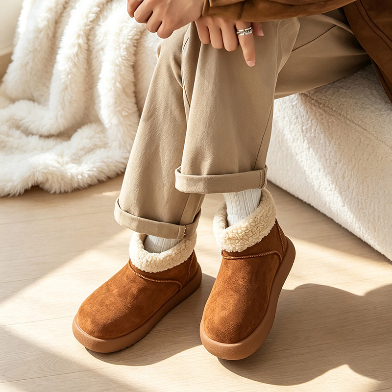 가을과 겨울용 남성용 스노우 부츠, 플리스 안감과 두꺼 - Men'S Shoes To Increase Height 리뷰 및 가격
