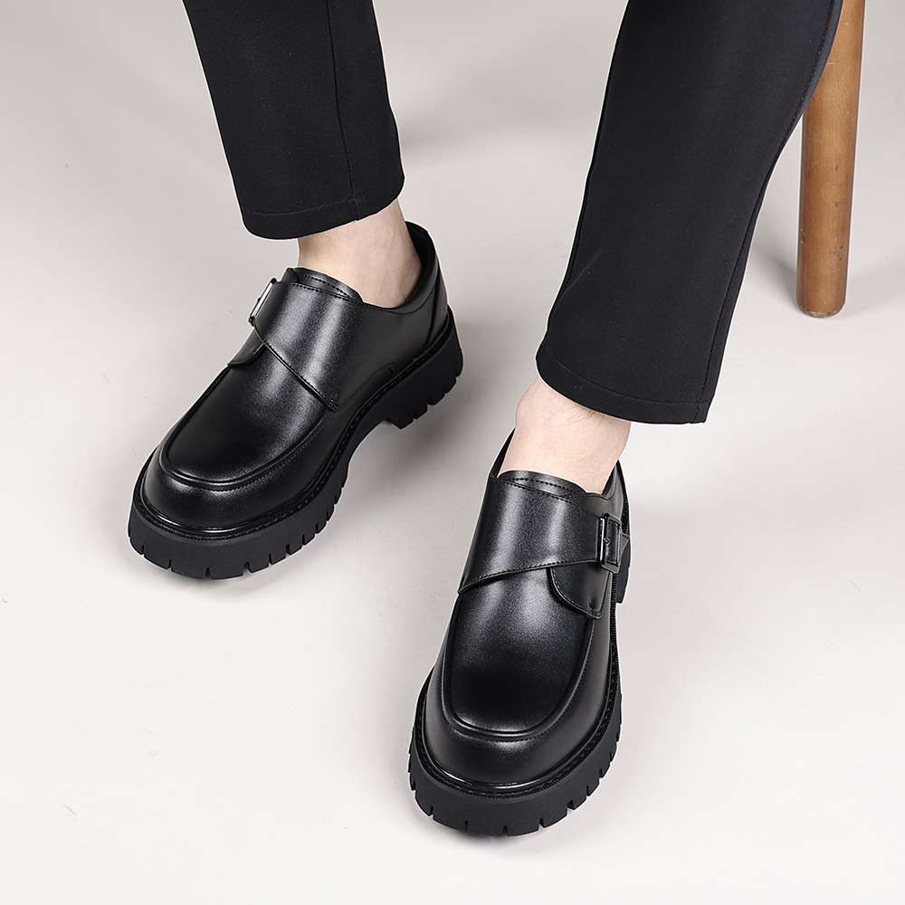 이탈리아 남성 가죽 신발 야외 신발 두꺼운 바닥 패션  - Men Shoes Prada 리뷰 및 가격