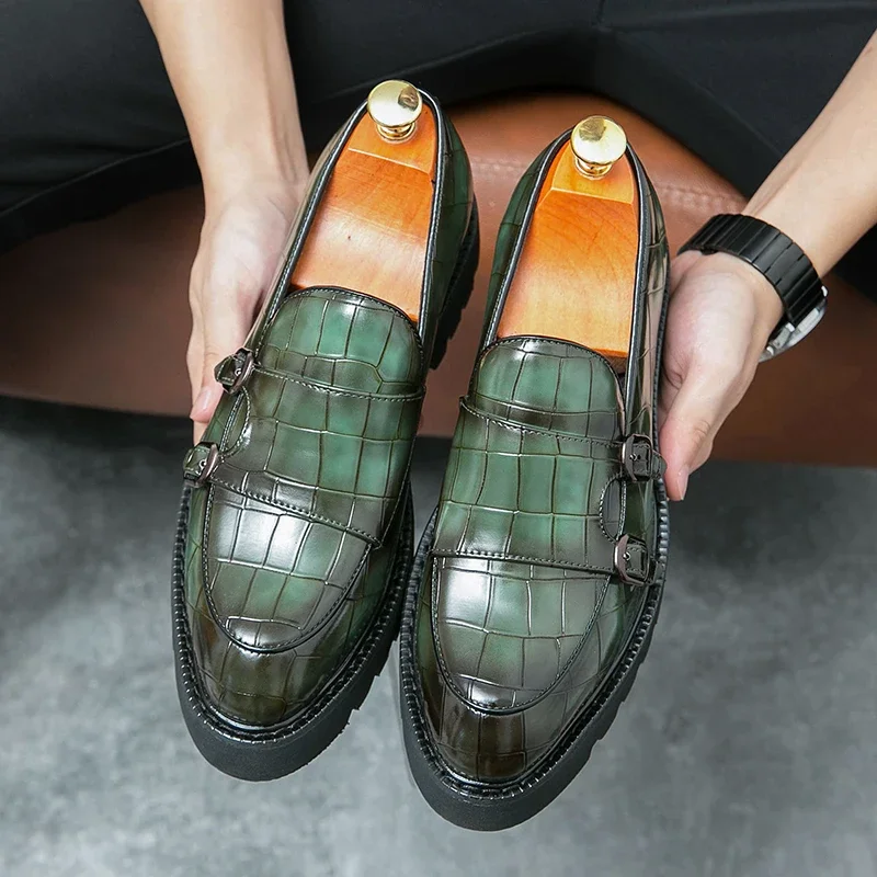 스트리트 패션 남성 로퍼 두꺼운 밑창 빅토 슈즈 트렌드 - Men Shoes Prada 리뷰 및 가격