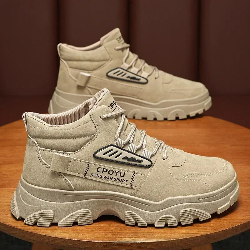 발목 부츠 남성 신발 봄 하이탑 방수 미끄럼 방지 작업 - Men'S Shoes To Increase Height 리뷰 및 가격