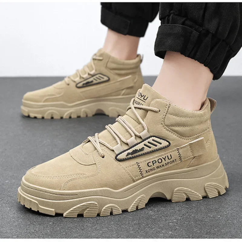 발목 부츠 남성 신발 봄 하이탑 방수 미끄럼 방지 작업 - Men'S Shoes To Increase Height 리뷰 및 가격