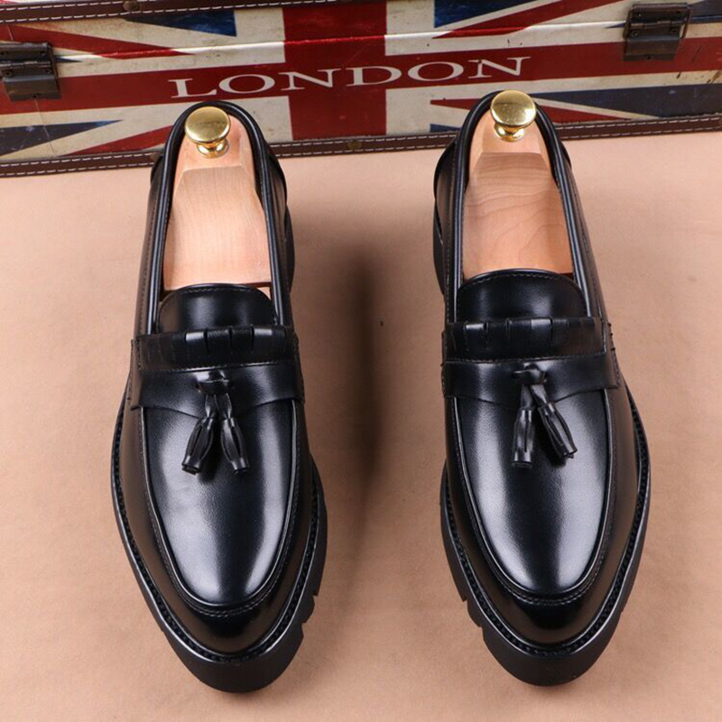 남성 캐주얼 비즈니스 웨딩 정장용 부드러운 가죽 슬립온 - Men Shoes Prada 리뷰 및 가격