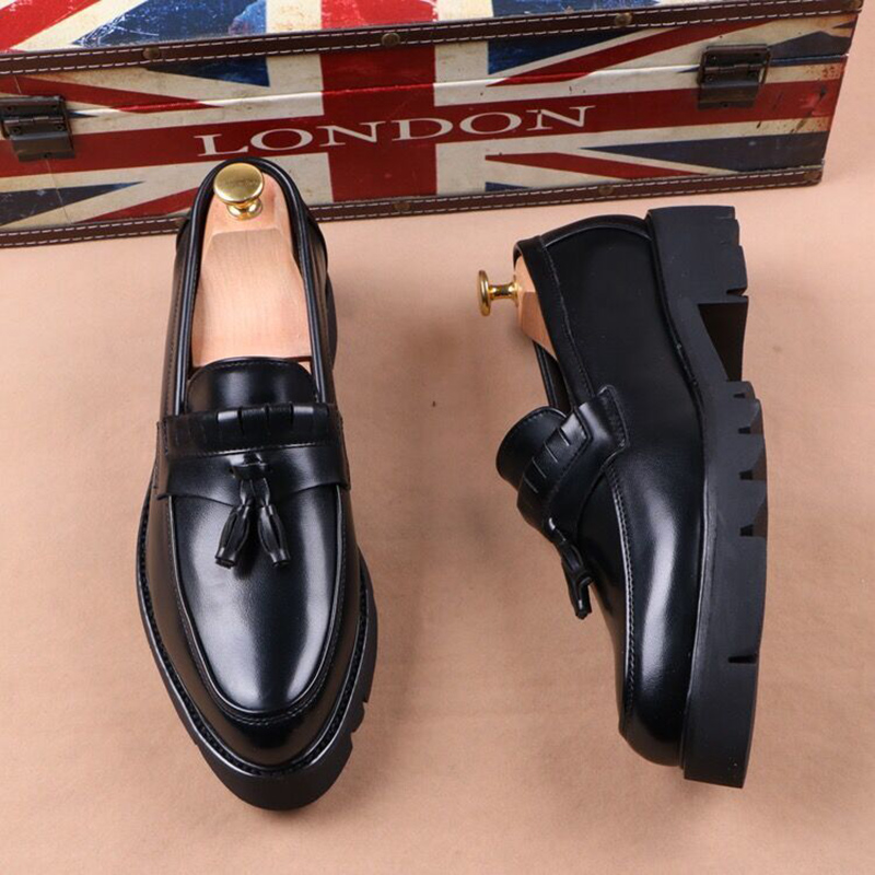 남성 캐주얼 비즈니스 웨딩 정장용 부드러운 가죽 슬립온 - Men Shoes Prada 리뷰 및 가격