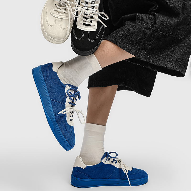 남성용 레트로 패치워크 컬러 스니커즈 두꺼운 밑창 스포 - Men'S Shoes With Velcro 리뷰 및 가격