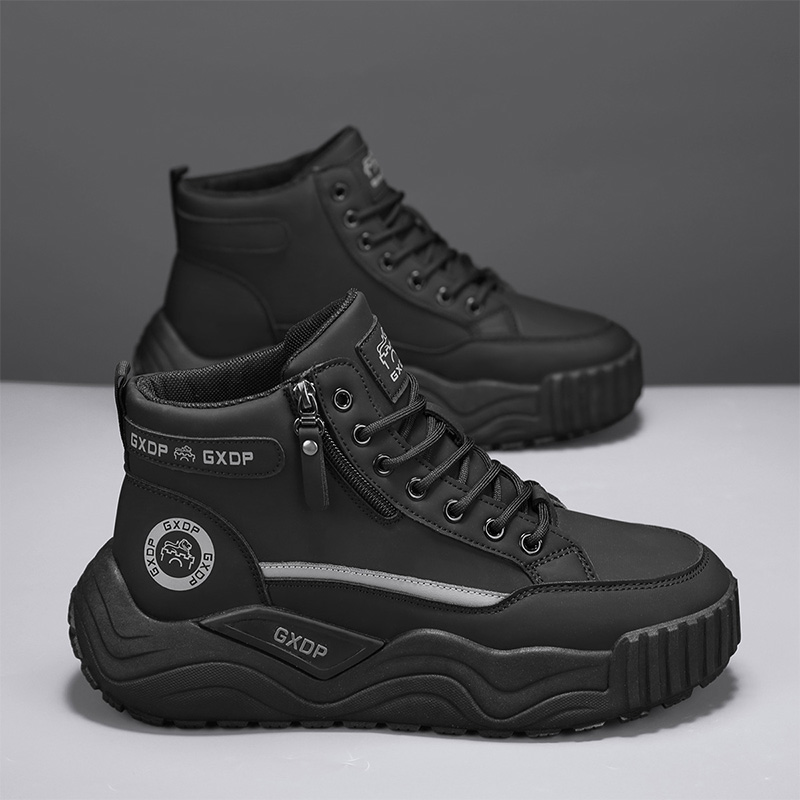 키높이 논슬립 신발 남성용 하이탑 화이트 가죽 스니커즈 - Men'S Shoes To Increase Height 리뷰 및 가격