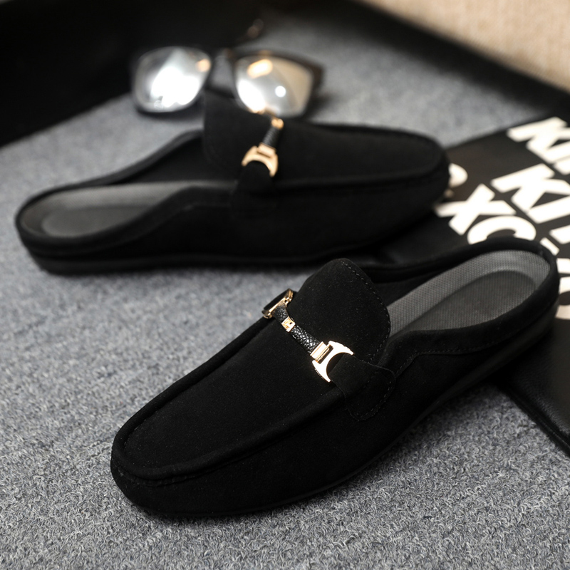 여름 남성 가죽 하프 슬리퍼 편안한 남성 로퍼 통기성  - Men Shoes Prada 리뷰 및 가격