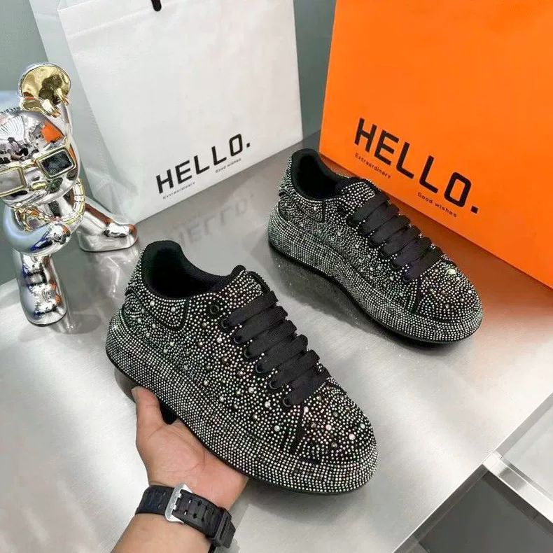 2025 패션 남성 캐주얼 신발 다이아몬드 라인스톤 수 - Men Shoes Boss 리뷰 및 가격