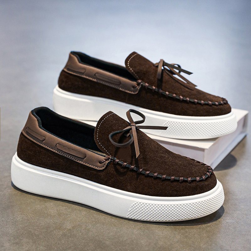 디자이너 패션 영국 스타일 플랫 워킹 신발 캐주얼 로퍼 - Men Shoes Prada 리뷰 및 가격