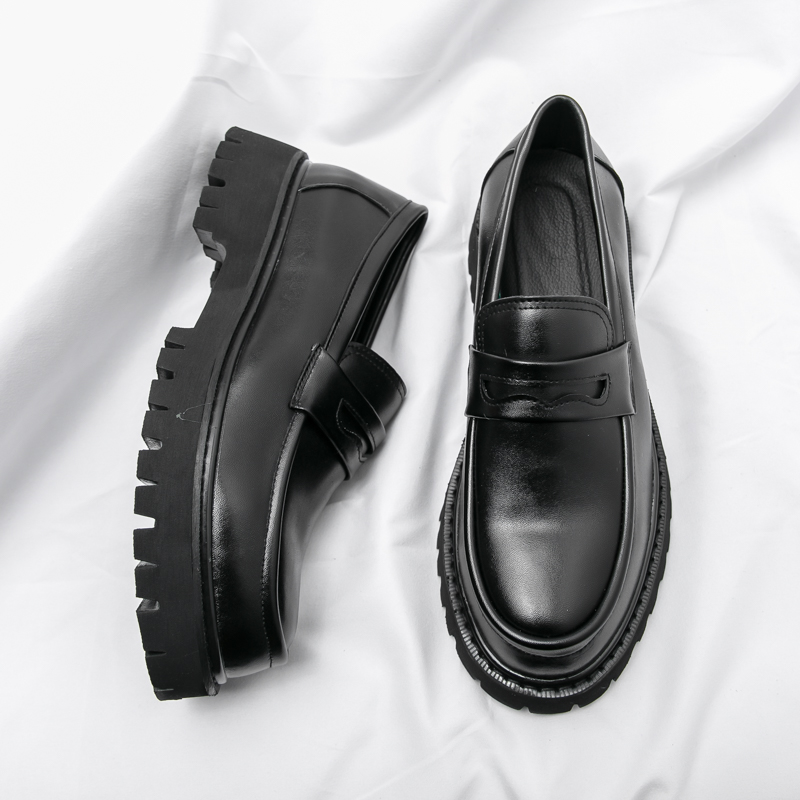 새로운 플랫폼 신발 로퍼 신발 남성 두꺼운 밑창 결혼식 - Men Shoes Prada 리뷰 및 가격