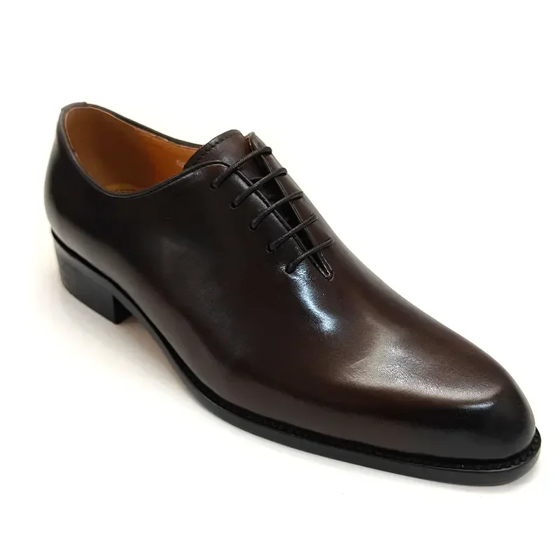 새로운 남성 가죽 신발 수제 고품질 캐주얼 옥스포드 비 - Men Shoes Prada 리뷰 및 가격