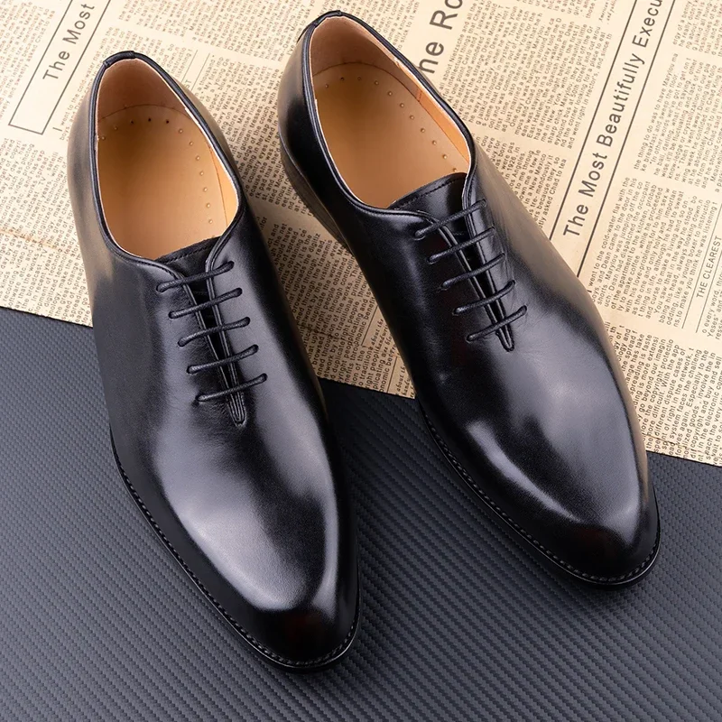 새로운 남성 가죽 신발 수제 고품질 캐주얼 옥스포드 비 - Men Shoes Prada 리뷰 및 가격