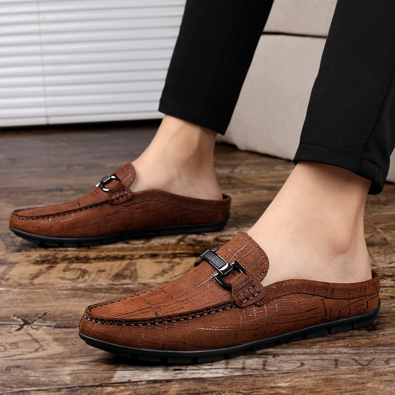남성용 캐주얼 하프 슬리퍼, 뮬러 슈즈, 봄여름용 로우 - Men'S Shoes Half Cut 리뷰 및 가격
