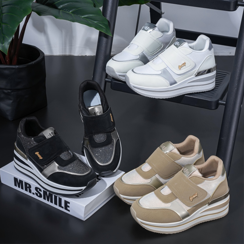 벨크로 스트랩리스 디자인, 증가된 메쉬 표면, 통기성  - Men'S Shoes With Velcro 리뷰 및 가격