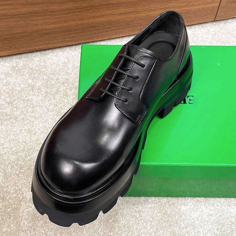 라운드 헤드 더비 남성 가을 새로운 플랫폼 높이기 빅  - Men Shoes Prada 리뷰 및 가격
