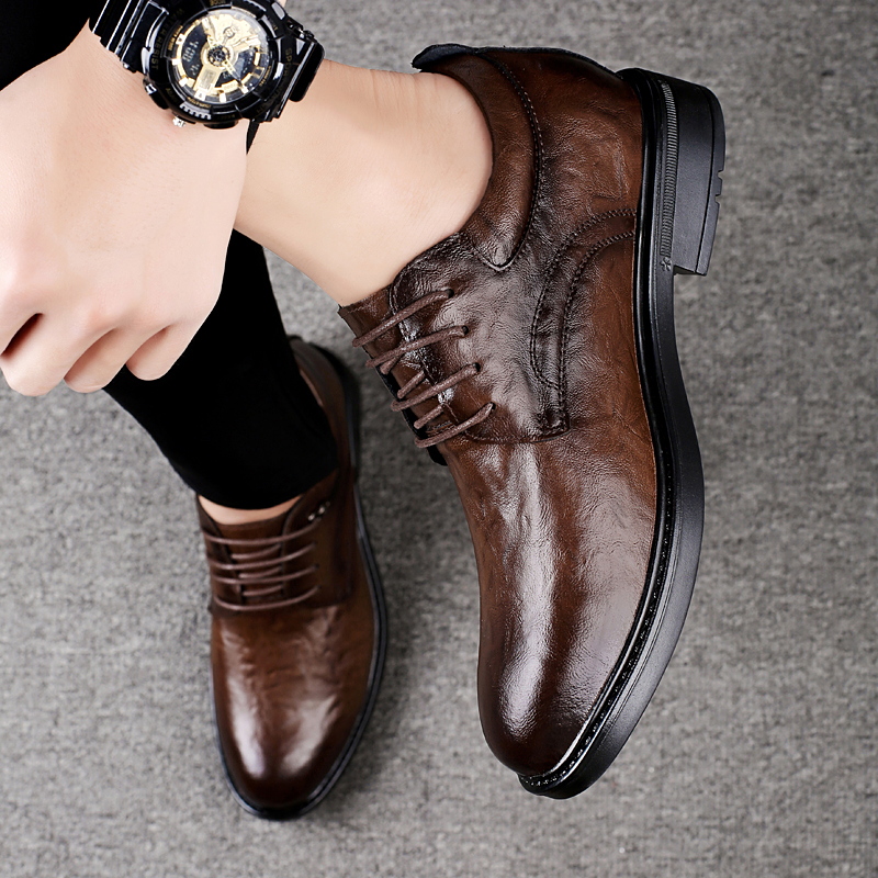 남성용 가죽 캐주얼 키높이 신발 8cm 숨은굽 키높이  - Men Shoes Boss 리뷰 및 가격