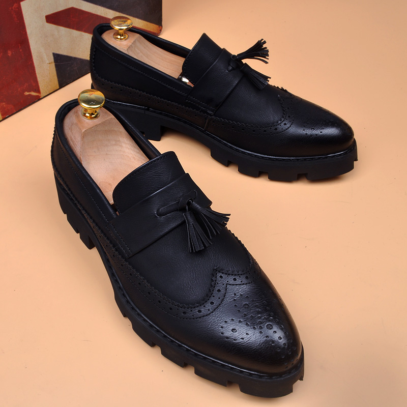 남성 캐주얼 비즈니스 웨딩 정장 드레스 소가죽 태슬 슈 - Men Shoes Prada 리뷰 및 가격