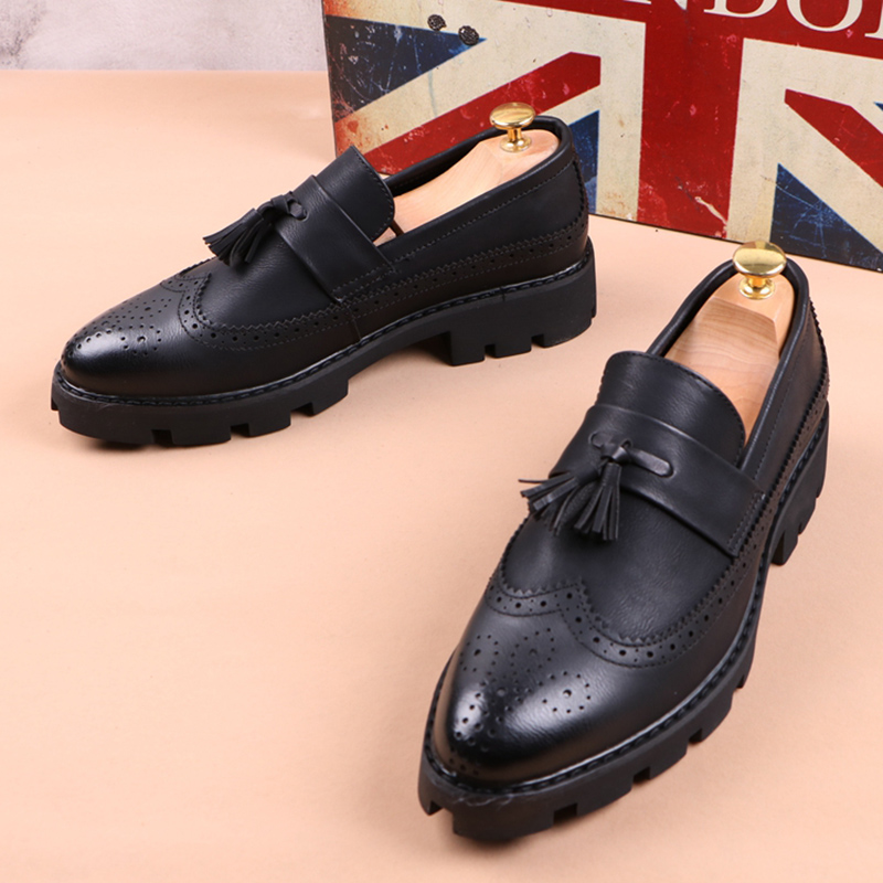 남성 캐주얼 비즈니스 웨딩 정장 드레스 소가죽 태슬 슈 - Men Shoes Prada 리뷰 및 가격