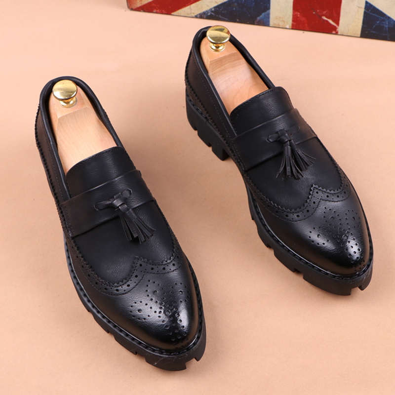 남성 캐주얼 비즈니스 웨딩 정장 드레스 소가죽 태슬 슈 - Men Shoes Prada 리뷰 및 가격