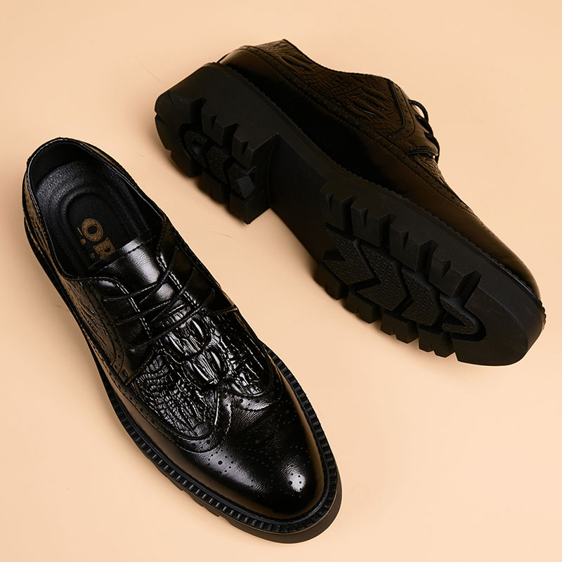 남성 럭셔리 패션 파티 나이트 클럽 드레스 정품 가죽  - Men Shoes Prada 리뷰 및 가격